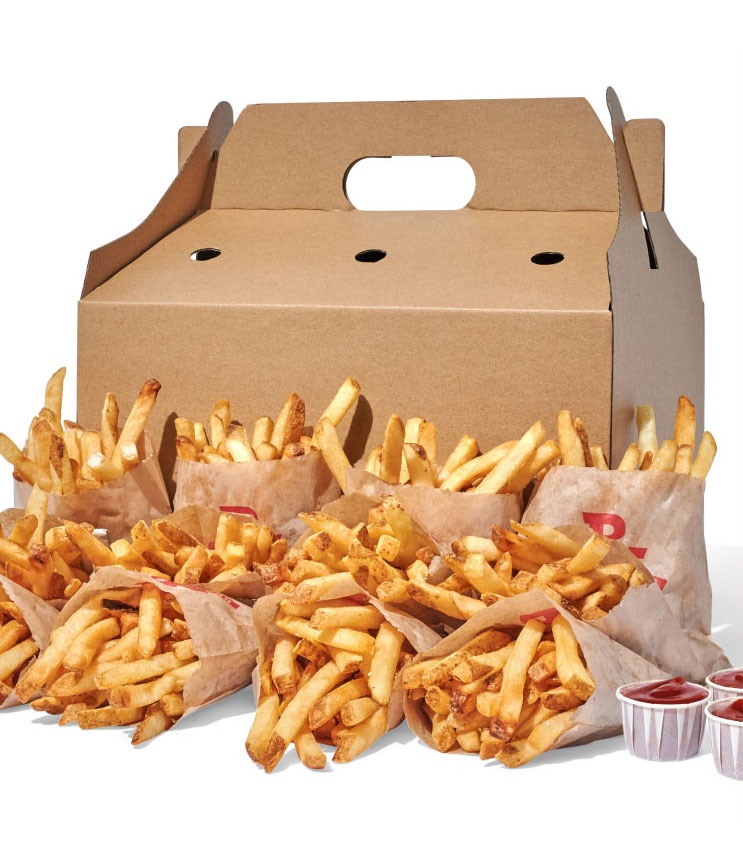 BOX OF WAFFLE FRIES